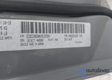 2019 Chrysler 300 300S z USA, uszkodzony, nr VIN 2C3CCABG0KH515720